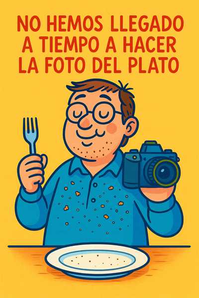 No foto
